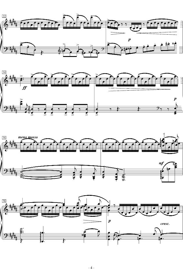 升g小调前奏曲钢琴曲谱（图4）