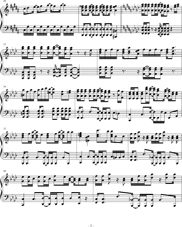 beginner钢琴曲谱（图3）