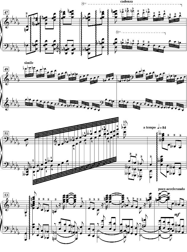 降B小调第一钢琴协奏曲（柴科夫斯基作曲版）钢琴曲谱（图4）