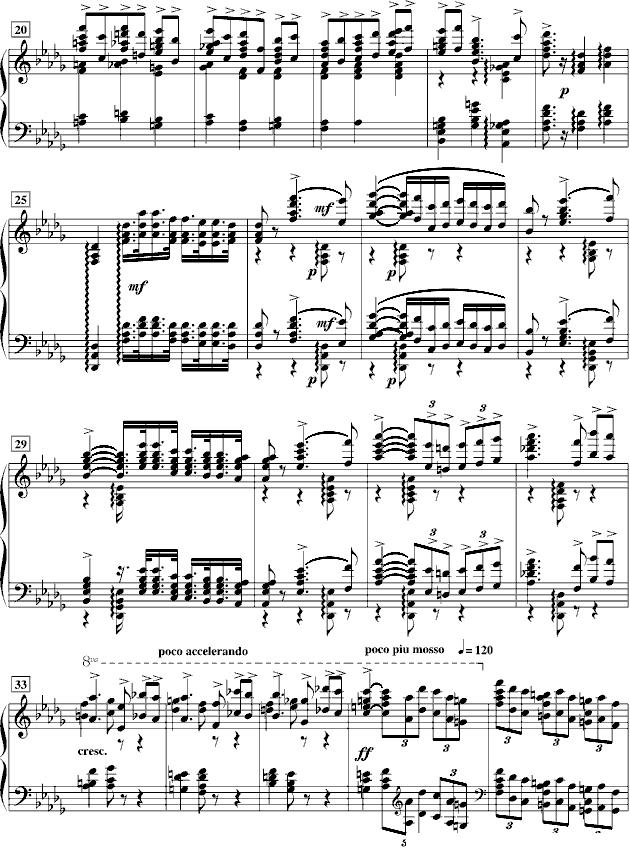 降B小调第一钢琴协奏曲（柴科夫斯基作曲版）钢琴曲谱（图2）