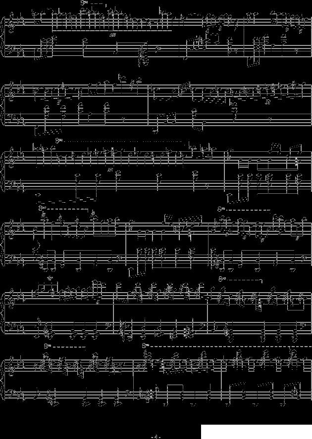 Chopin（大波兰舞曲）钢琴曲谱（图4）