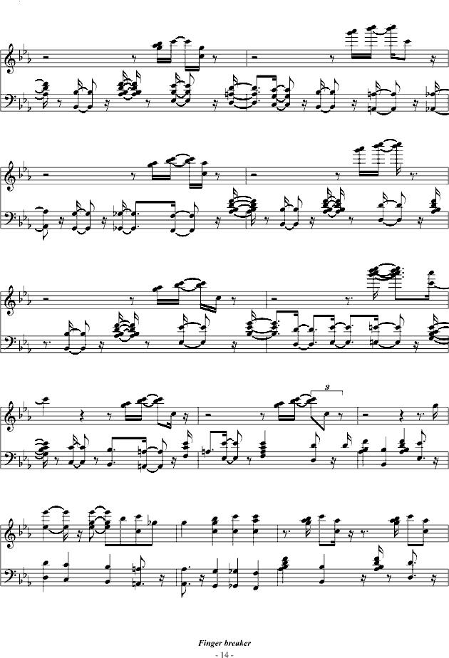 海上钢琴师2钢琴曲谱（图14）
