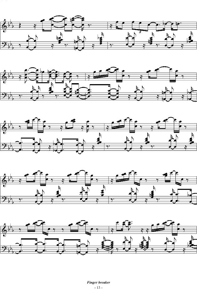 海上钢琴师2钢琴曲谱（图13）