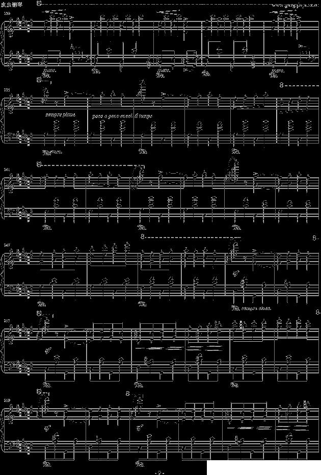 匈牙利狂想曲第2号钢琴曲谱（图9）