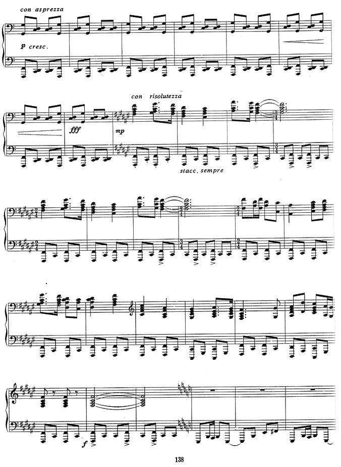 序曲与舞曲（第二部分）钢琴曲谱（图4）