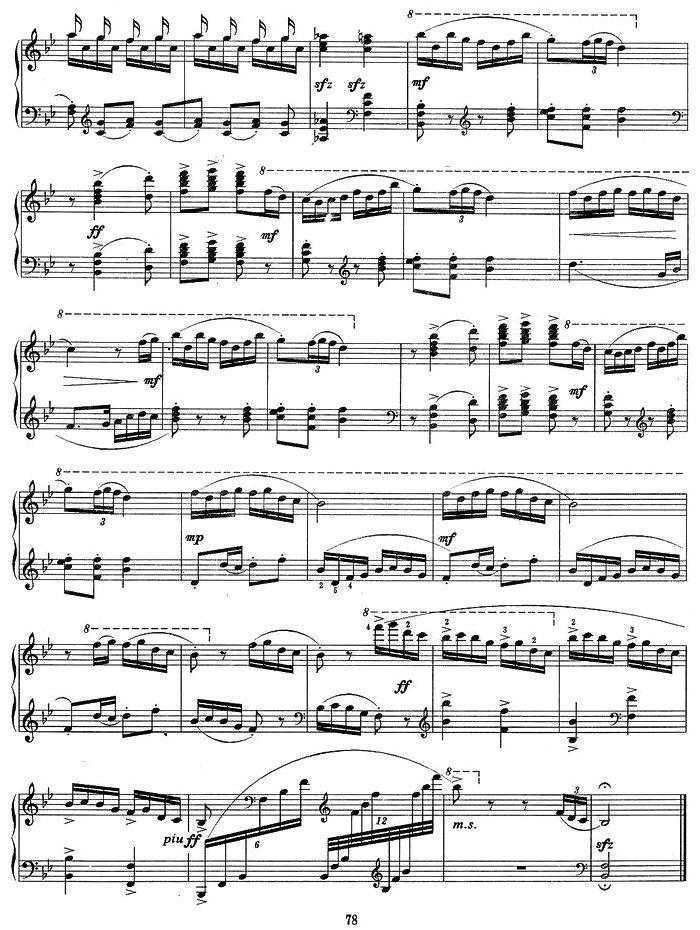 乡村的节日钢琴曲谱（图7）