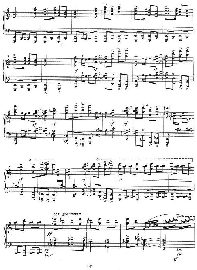 序曲与舞曲（第二部分）钢琴曲谱（图6）