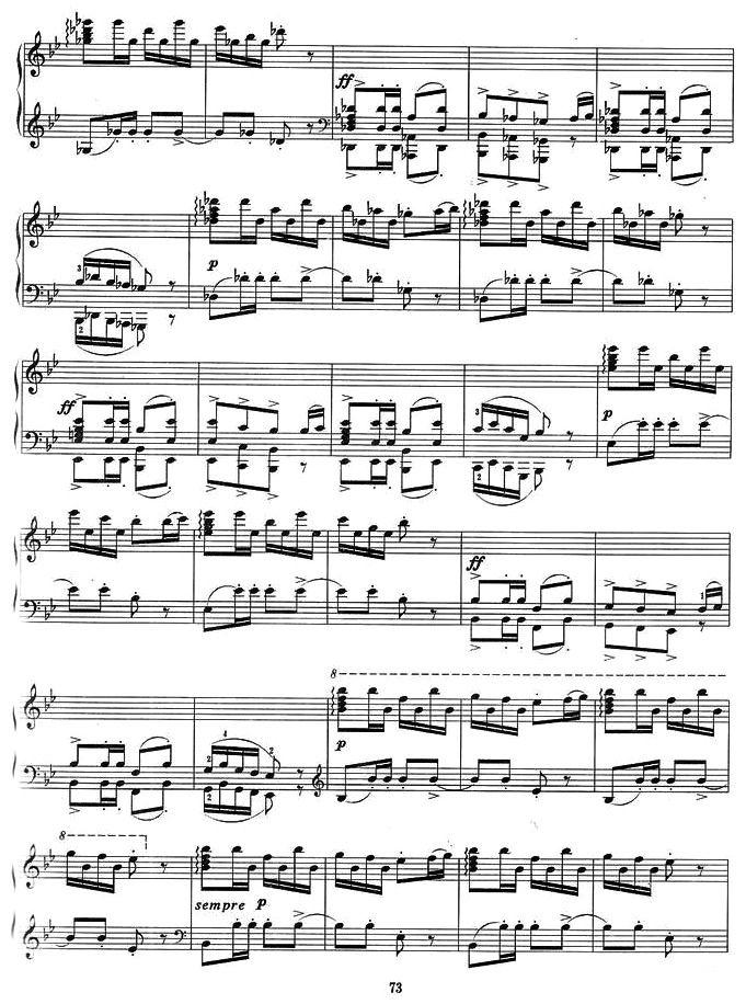 乡村的节日钢琴曲谱（图2）