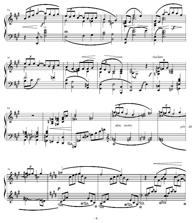 阿拉伯风格幻想曲 No.1钢琴曲谱（图4）