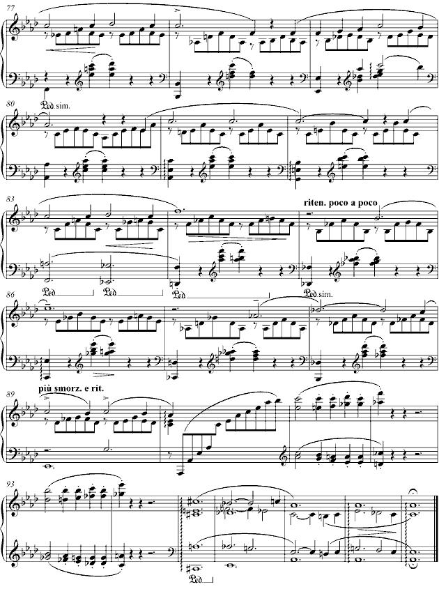 爱之梦 No.3钢琴曲谱（图6）