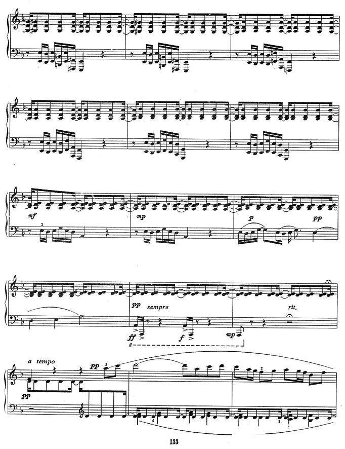 序曲与舞曲（第一部分）钢琴曲谱（图6）