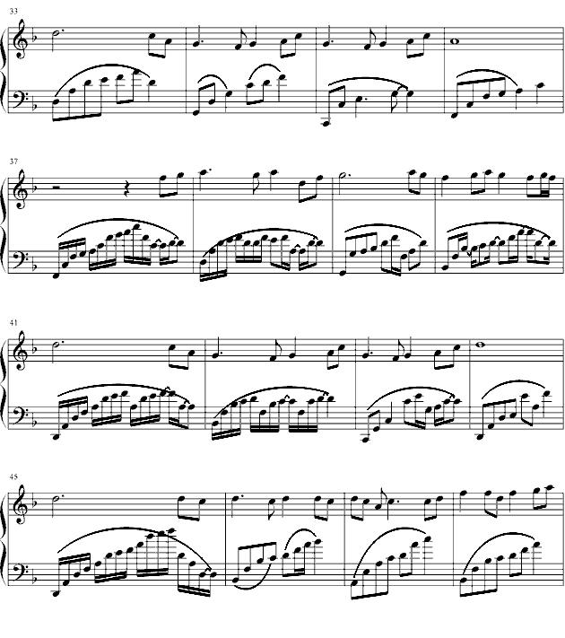 绿野仙踪钢琴曲谱（图3）
