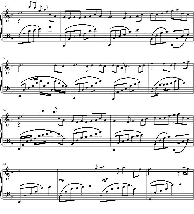绿野仙踪钢琴曲谱（图4）