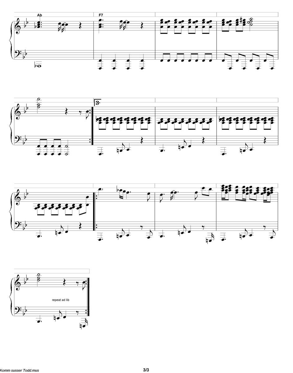 Neon Genesis Evangelion钢琴曲谱（图3）