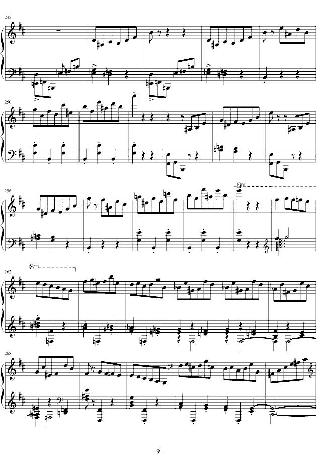 b小调谐谑曲钢琴曲谱（图9）