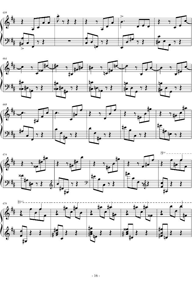 b小调谐谑曲钢琴曲谱（图16）