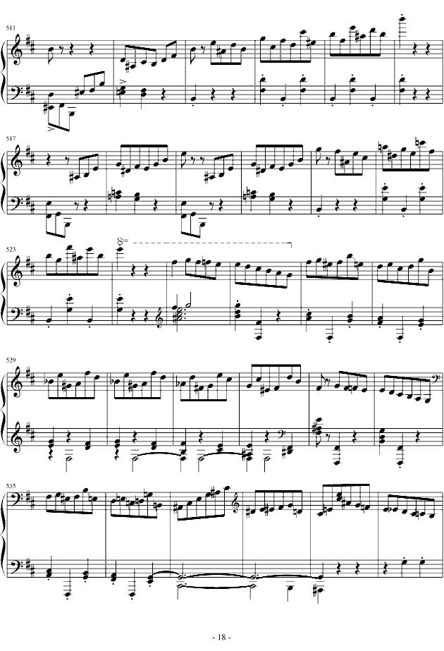 b小调谐谑曲钢琴曲谱（图18）