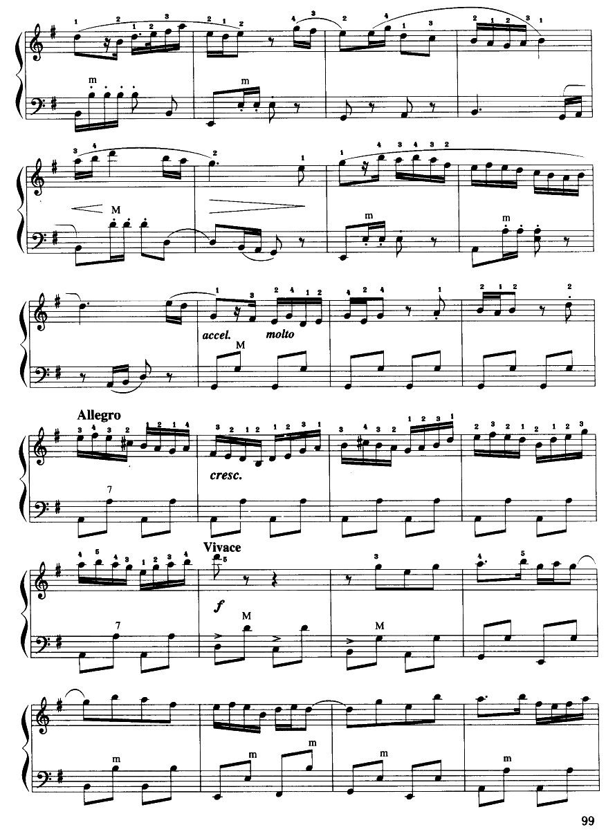 天女散花钢琴曲谱（图3）