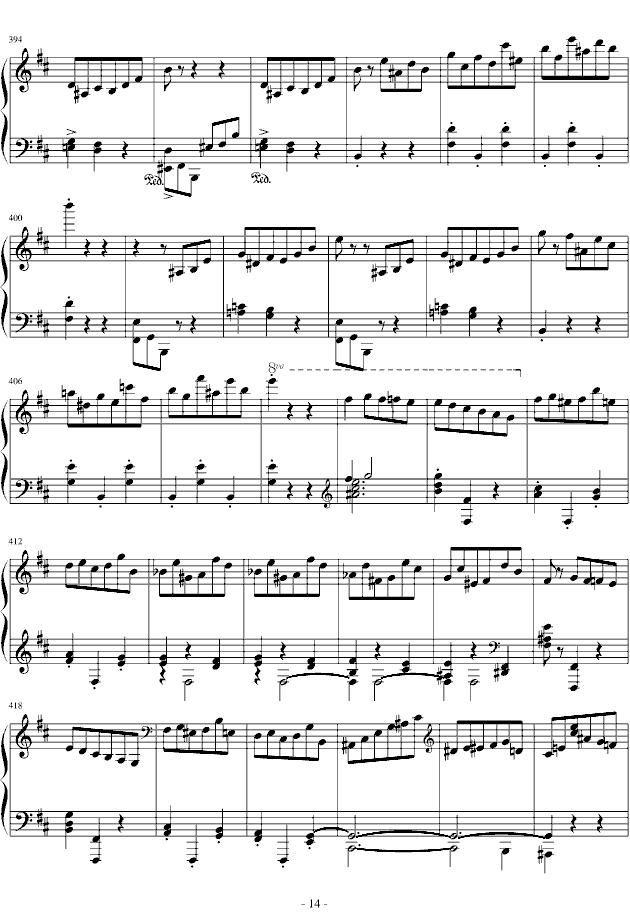b小调谐谑曲钢琴曲谱（图14）