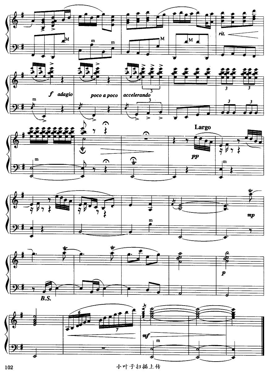 天女散花钢琴曲谱（图6）