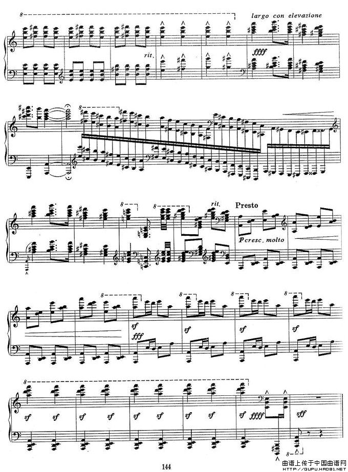 序曲与舞曲（第二部分）P10钢琴曲谱（图1）