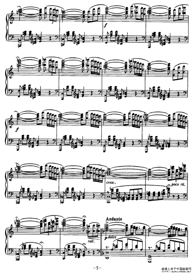 塔吉克幻想舞曲P5钢琴曲谱（图1）