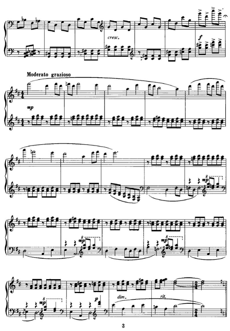 芦笙欢歌钢琴曲谱（图3）