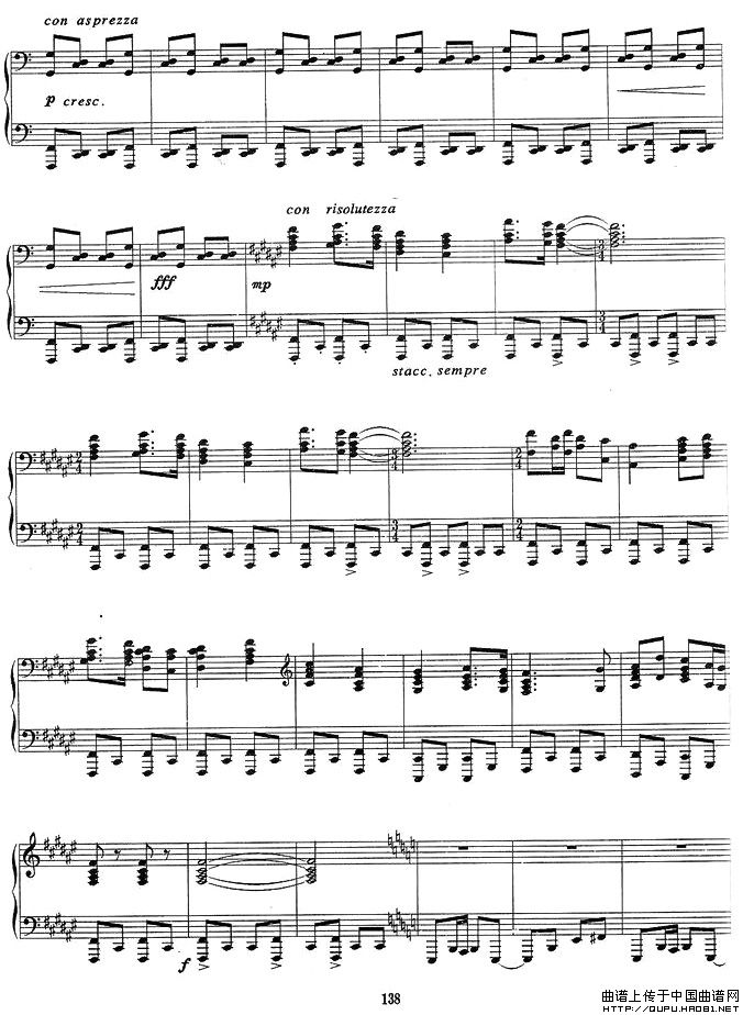 序曲与舞曲（第二部分）P4钢琴曲谱（图1）