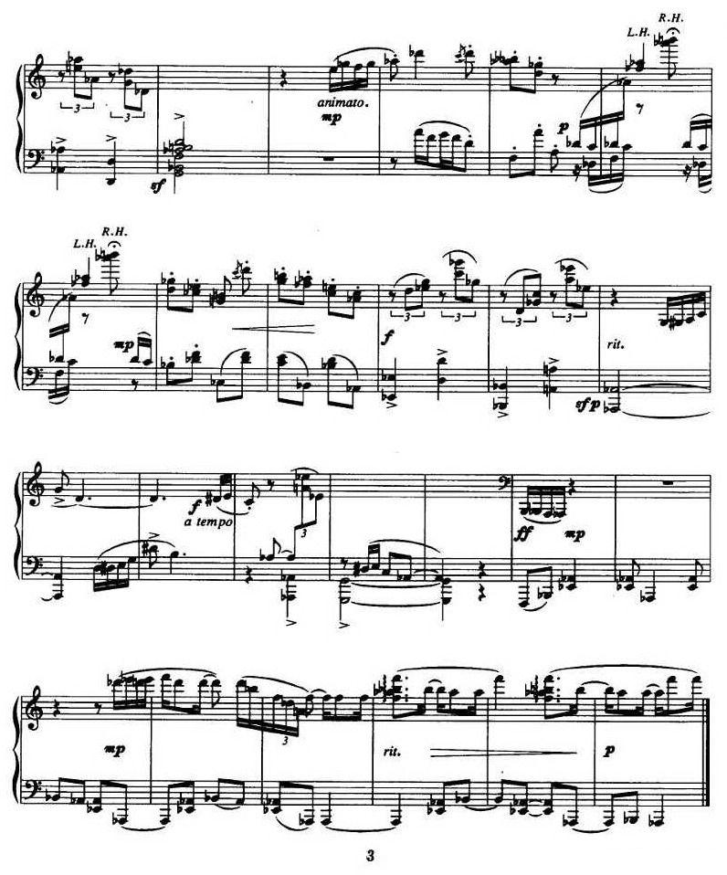 山行—山魁钢琴曲谱（图3）