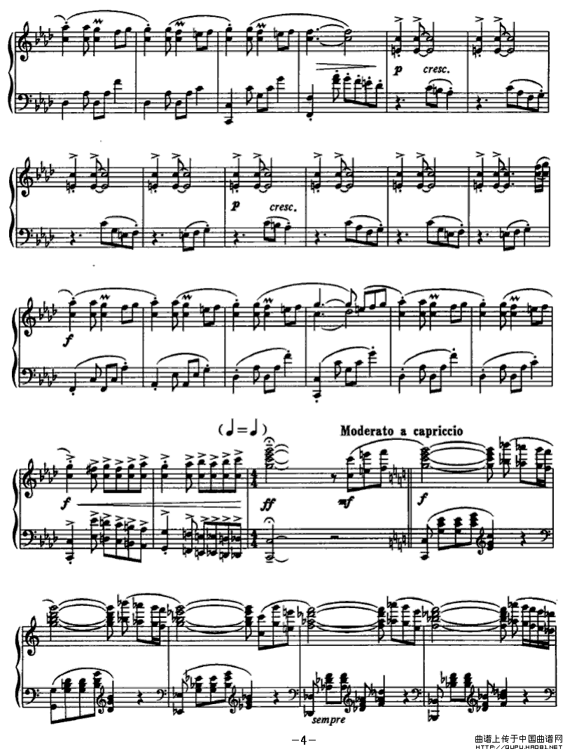 塔吉克幻想舞曲P4钢琴曲谱（图1）