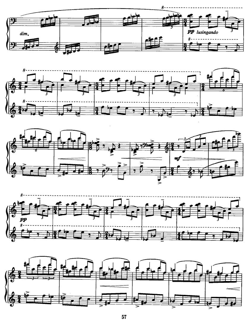情景钢琴曲谱（图16）
