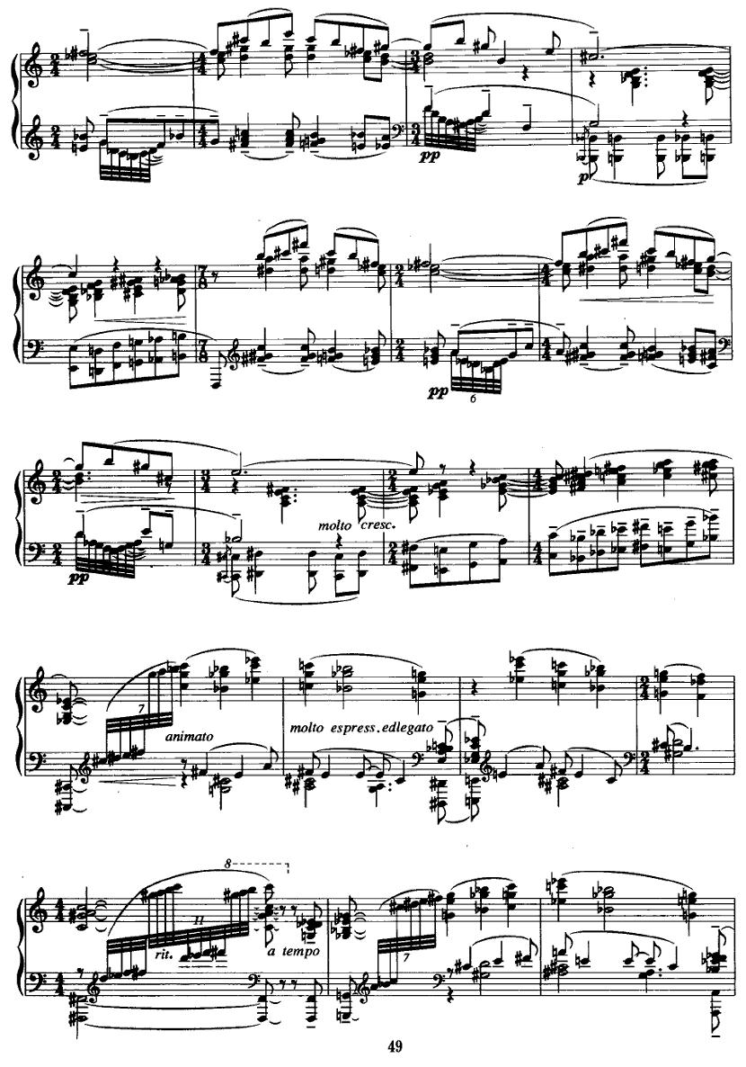 情景钢琴曲谱（图8）