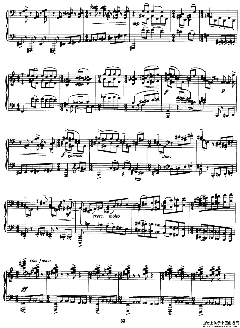 情景P12钢琴曲谱（图1）