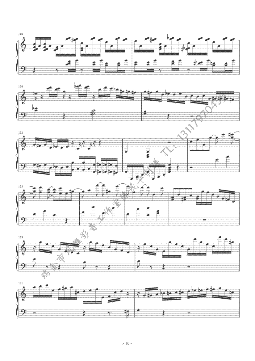 海顿c大调奏鸣曲9、10钢琴曲谱（图2）