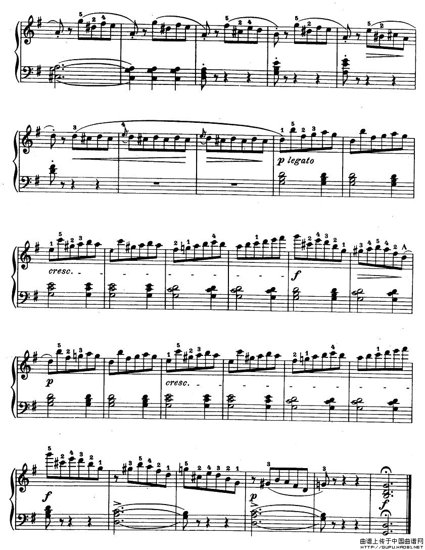 儿童钢琴进阶练习曲50首之7钢琴曲谱（图2）