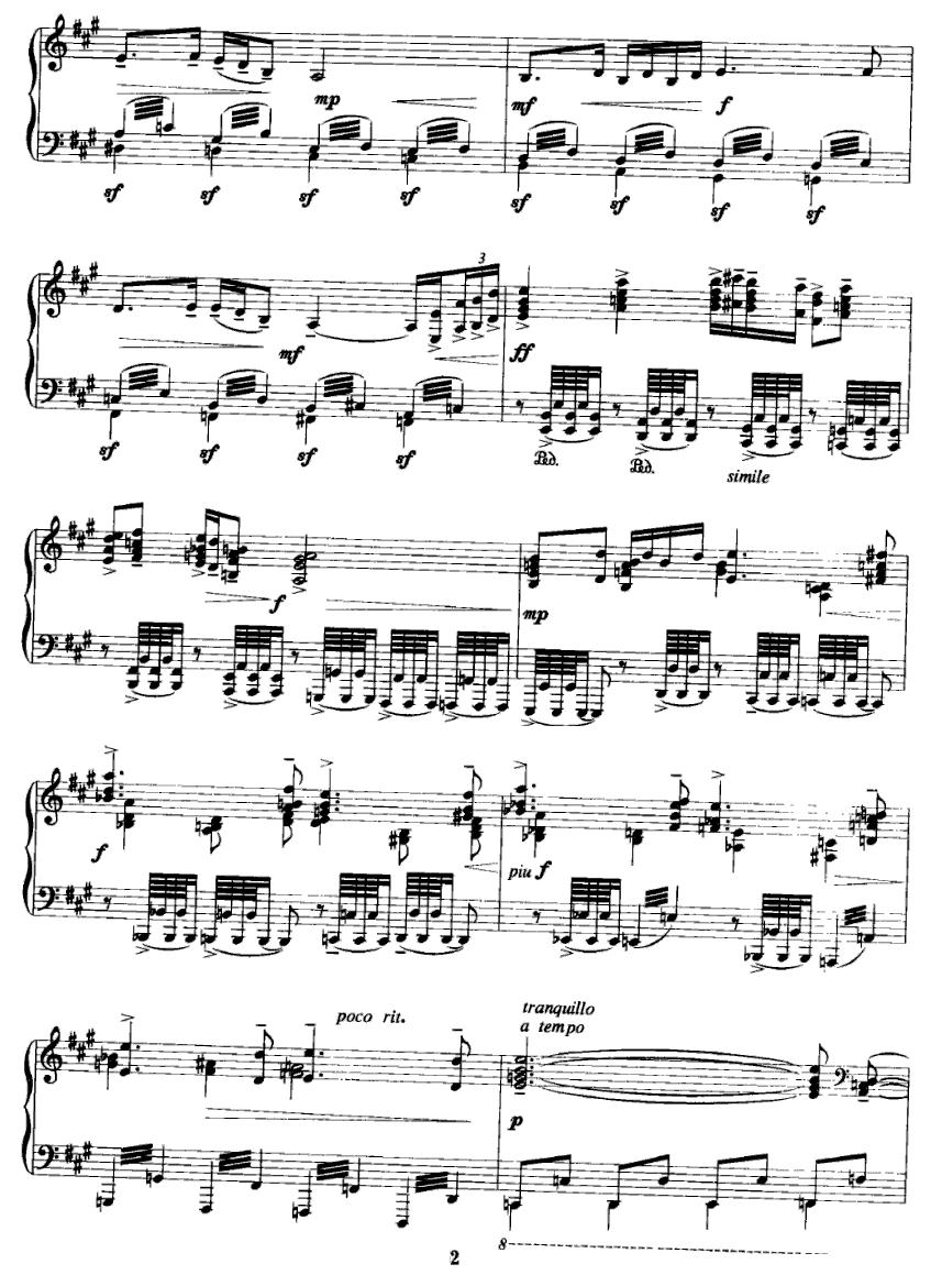 云南民歌改编钢琴曲：红河波浪钢琴曲谱（图2）