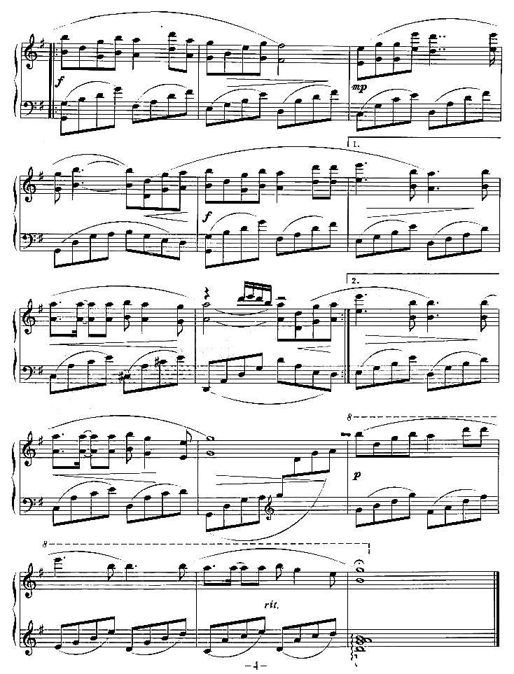 哭砂钢琴曲谱（图4）