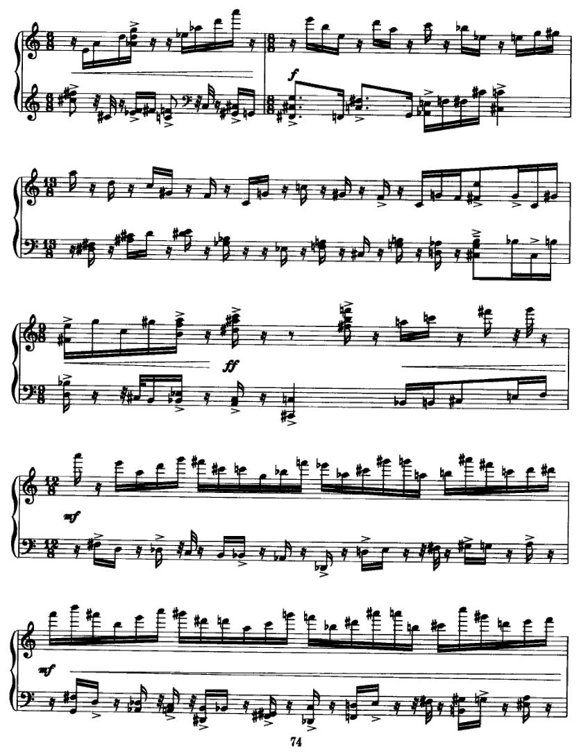 在毕加索几何背后窥视莫名之彷徨钢琴曲谱（图7）