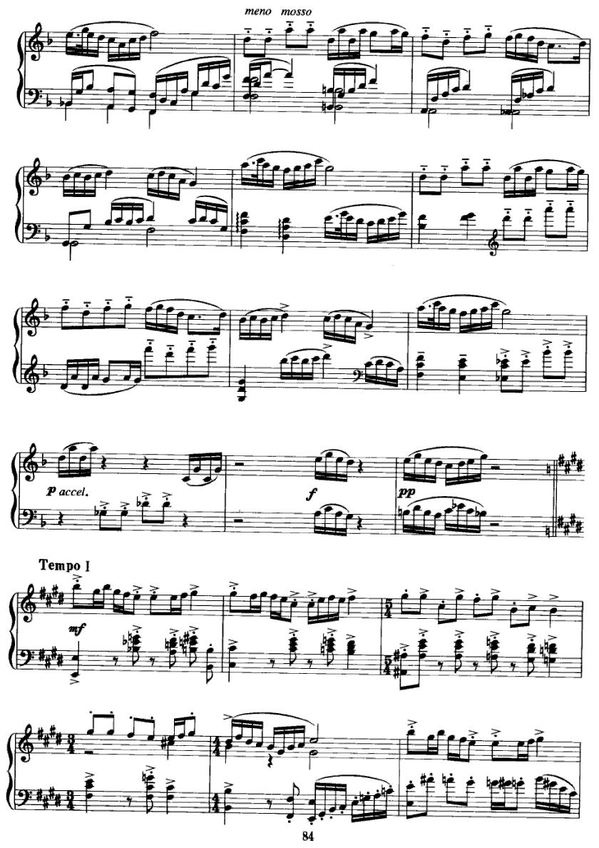 斗歌钢琴曲谱（图3）