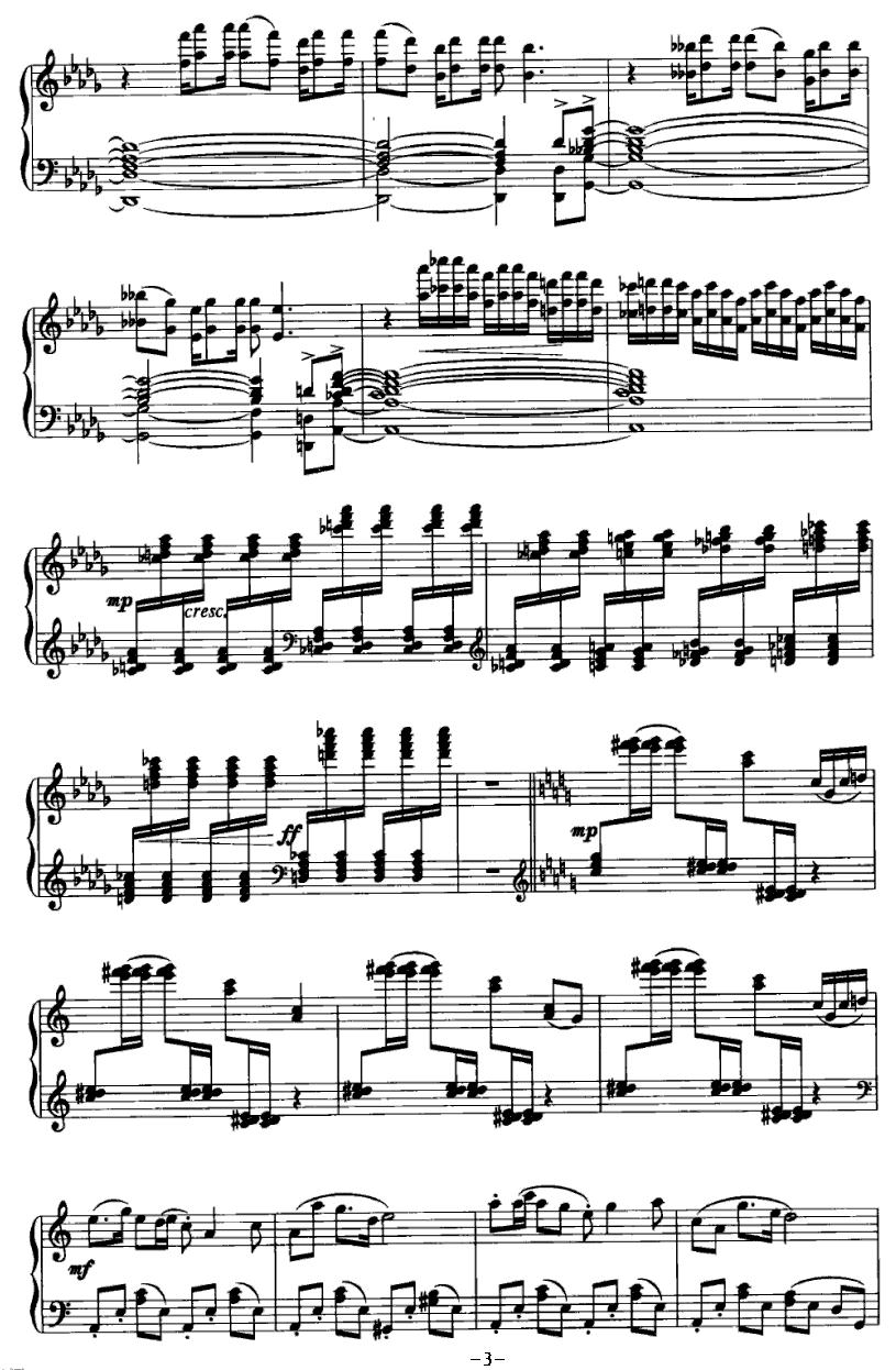 遐思钢琴曲谱（图3）