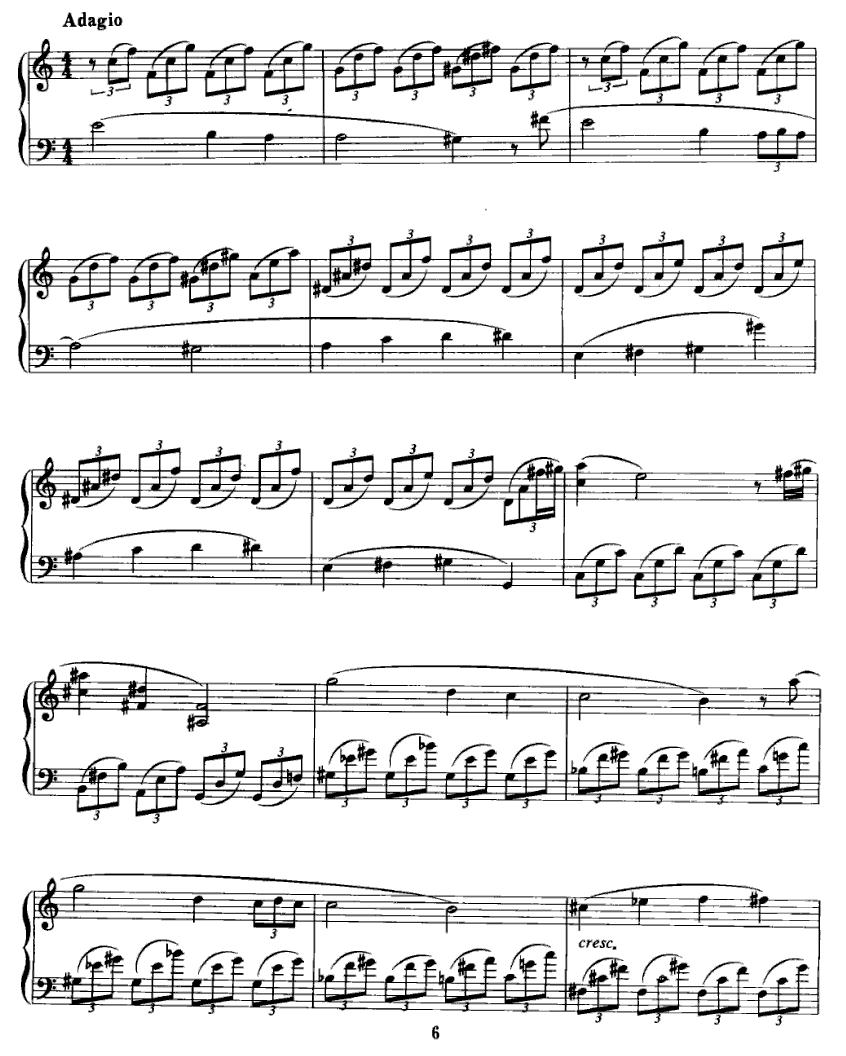 水的回旋钢琴曲谱（图6）