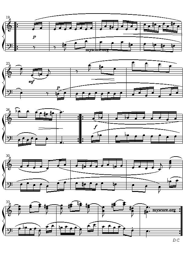 春钢琴曲谱（图2）