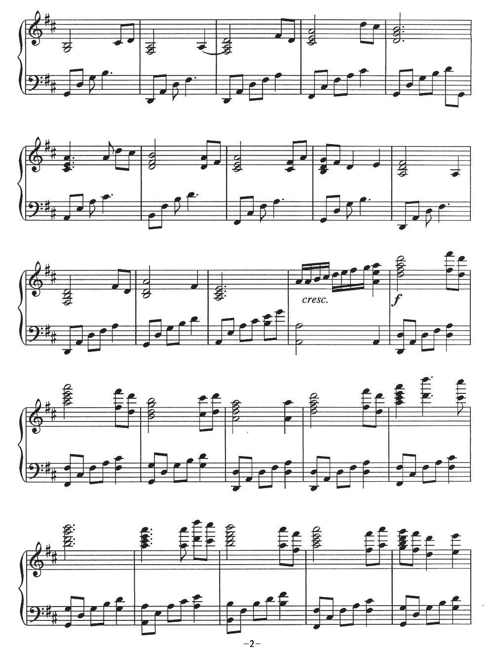 The Ludlows（电影《燃情岁月》主题曲）钢琴曲谱（图2）