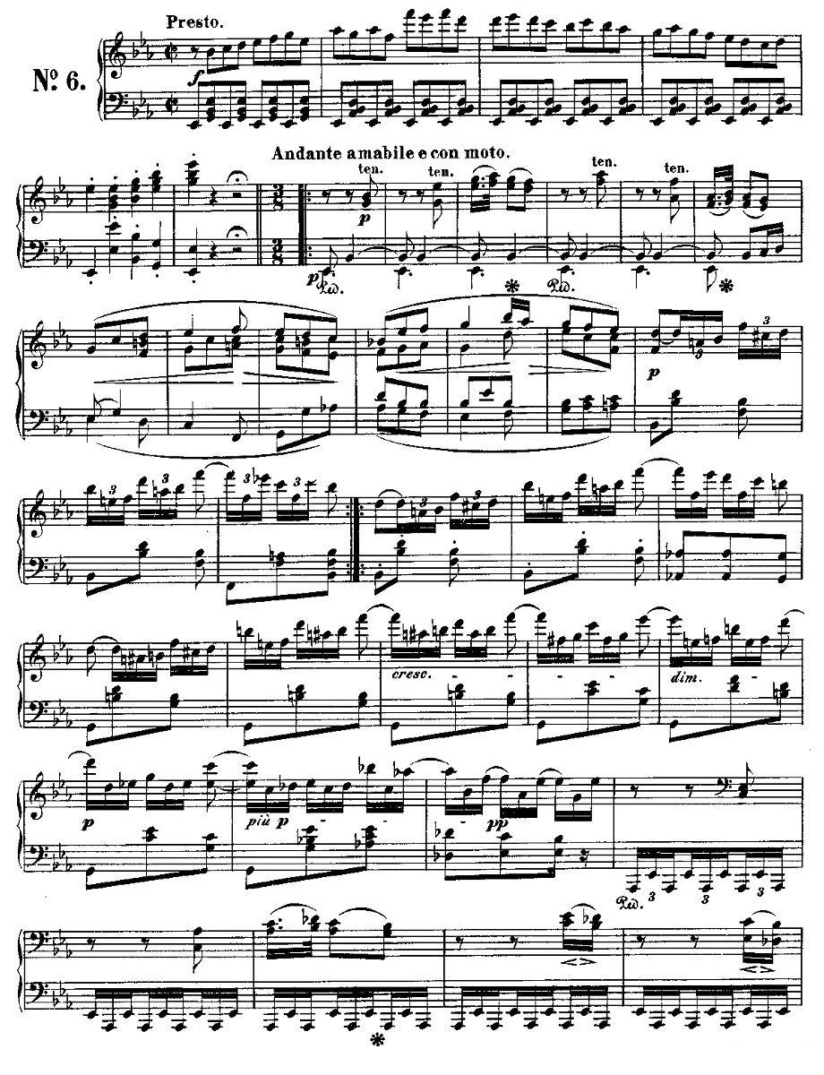 贝多芬钢琴小品Op.126 之六钢琴曲谱（图1）