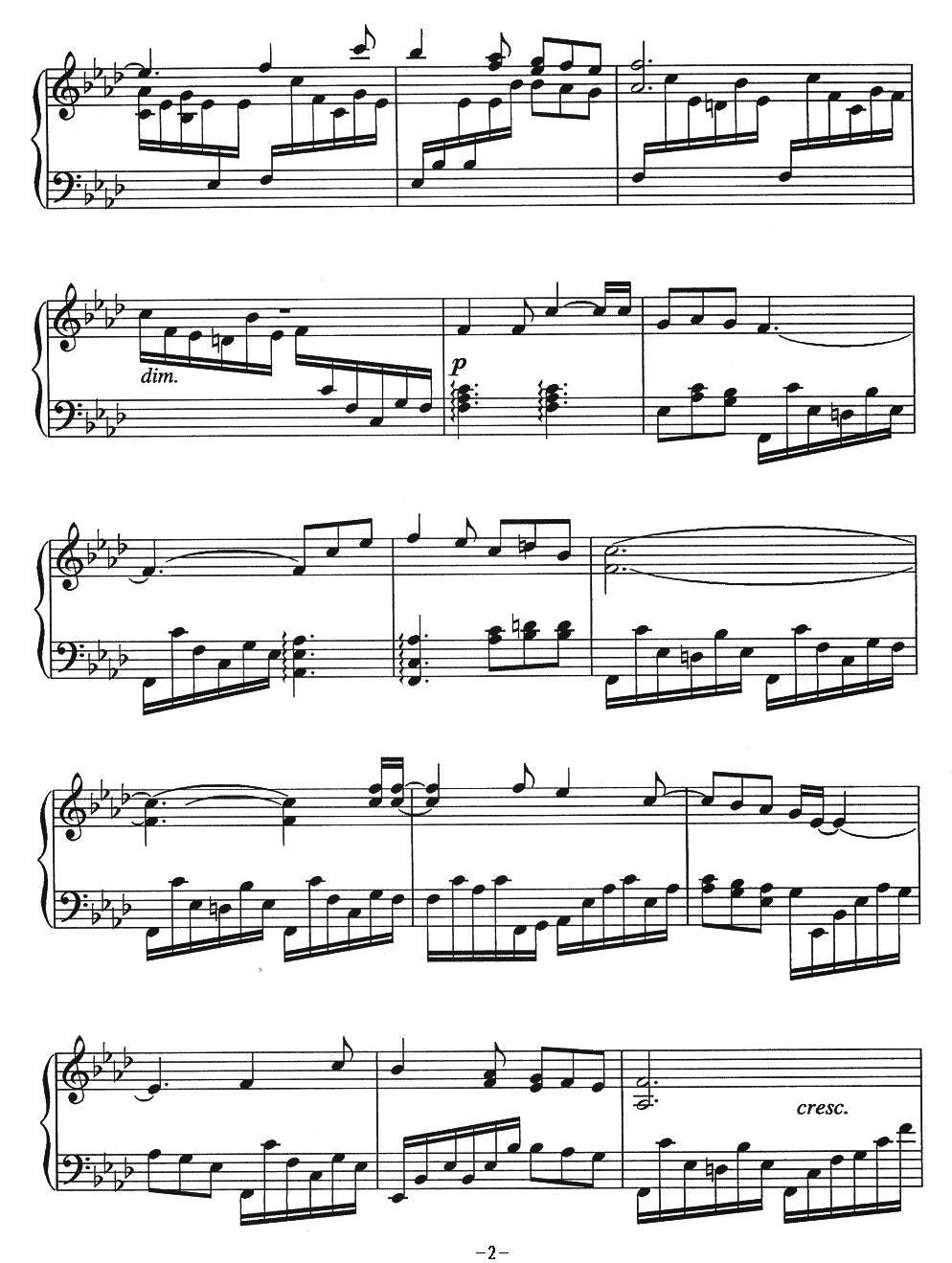 Scarbrough Fair（电影《毕业生》主题曲）钢琴曲谱（图2）