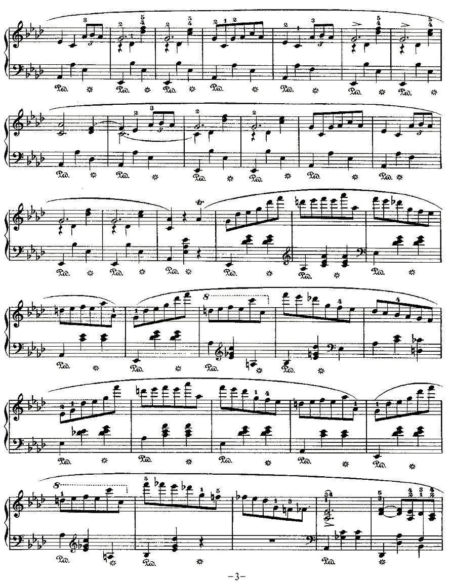 valse，Op.42钢琴曲谱（图3）