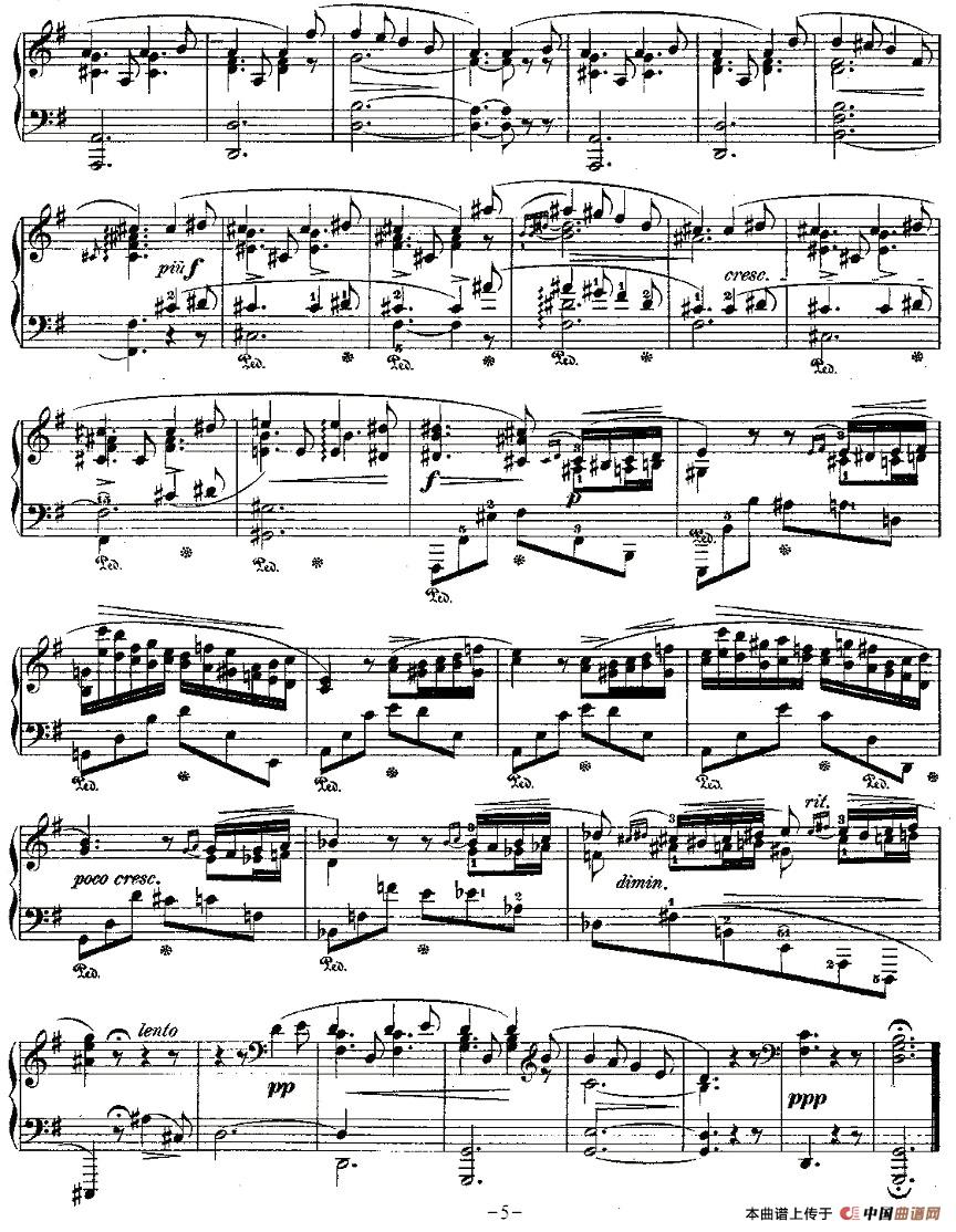 G大调夜曲Op.37－2（Deux  Nocturnes）钢琴曲谱（图3）