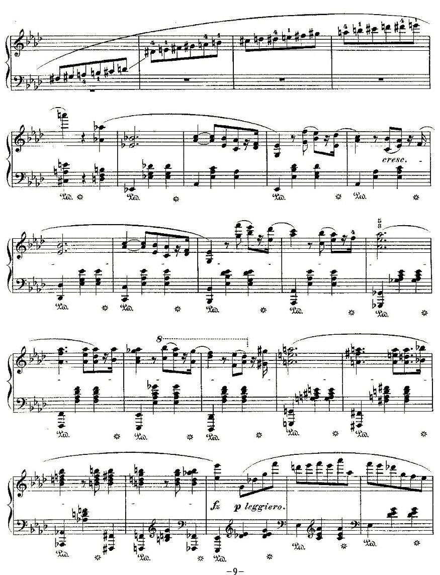 valse，Op.42钢琴曲谱（图9）