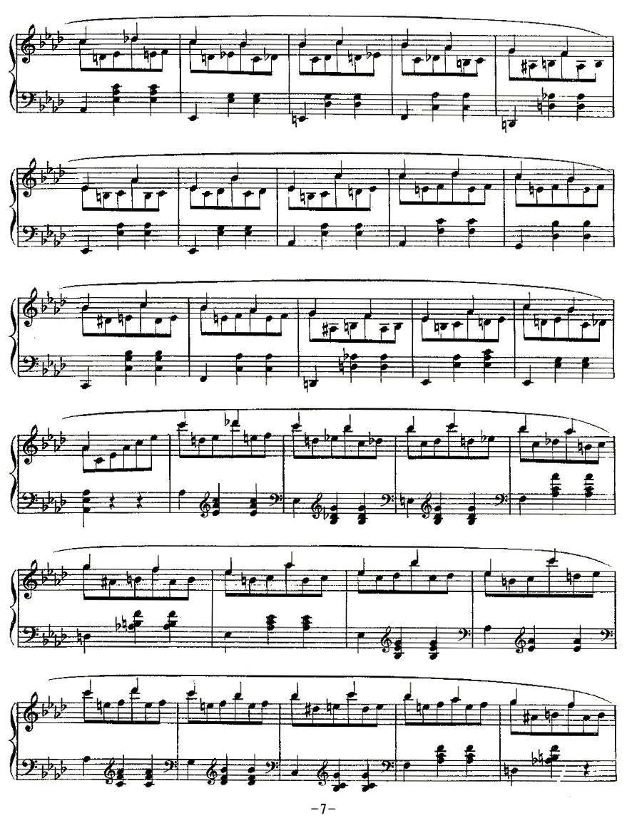 valse，Op.42钢琴曲谱（图7）
