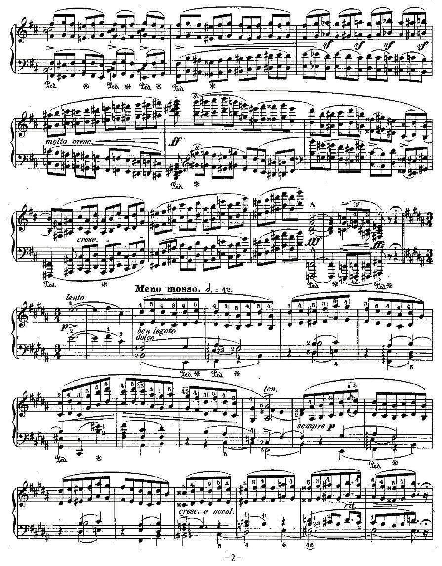 肖邦钢琴练习曲，Op.25之十钢琴曲谱（图2）